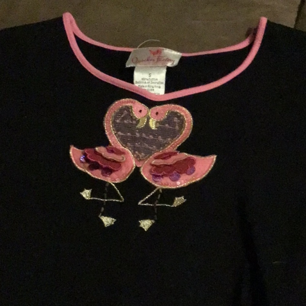 Flamingo short sleeved shirt